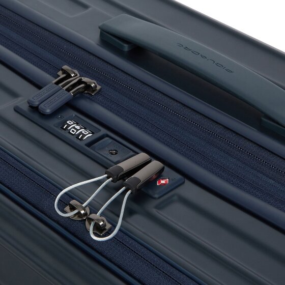 Piquadro PQ-Light 4 Rollen Trolley M 69 cm mit Dehnfalte