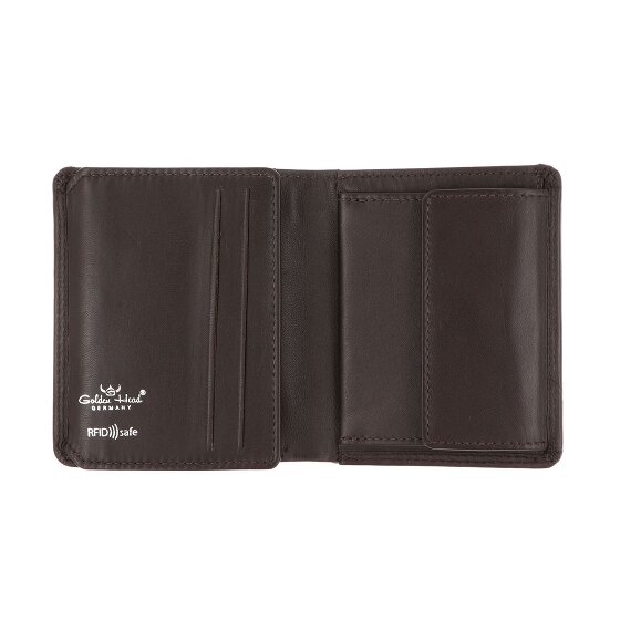 Golden Head Polo Geldbörse RFID Schutz Leder 8.5 cm