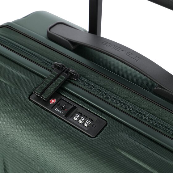 Travelite Dynamiic 4 Rollen Kabinentrolley 55 cm mit Dehnfalte