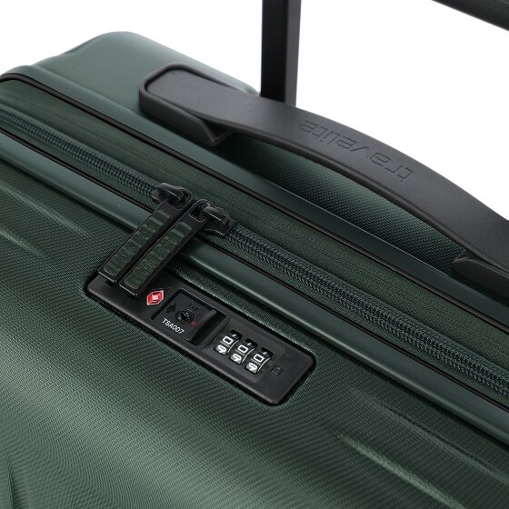 Travelite Dynamiic 4 Rollen Kabinentrolley 55 cm mit Dehnfalte