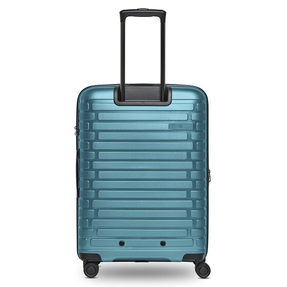 Pactastic Collection 04 THE MEDIUM + 4 Rollen Trolley M 66 cm mit Dehnfalte