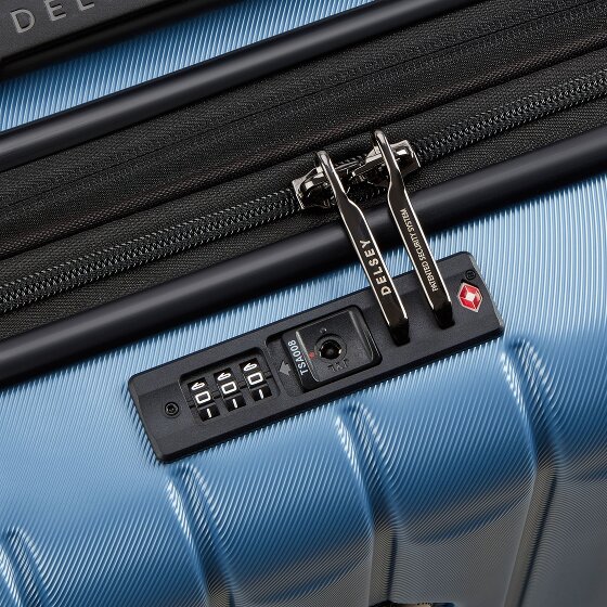 Delsey Paris Longitude 4 Rollen Kabinentrolley 55 cm mit Dehnfalte