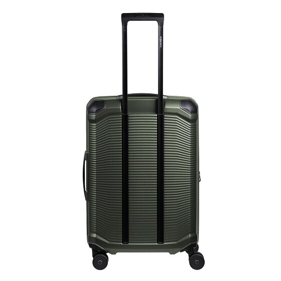 Travelite Millennium 4 Rollen Trolley 67 cm mit Dehnfalte
