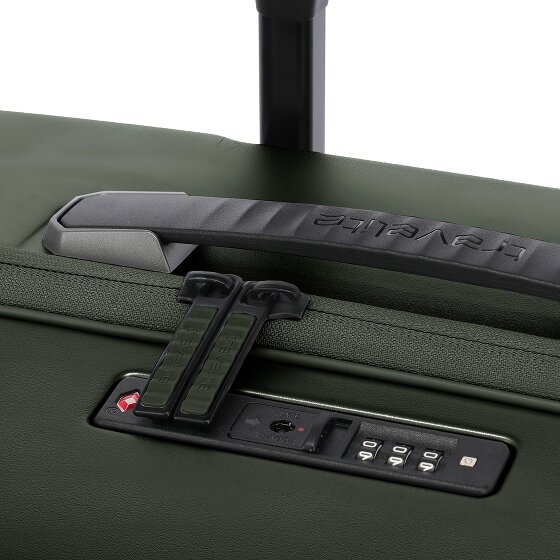 Travelite Millennium 4 Rollen Trolley 67 cm mit Dehnfalte