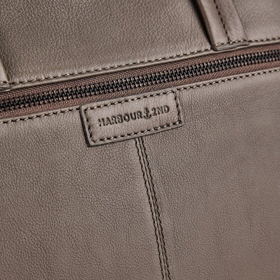 Harbour 2nd Just Pure Schultertasche Leder 38 cm Laptopfach