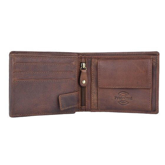 Greenland Nature Soft & Safe Geldbörse RFID Leder 12 cm