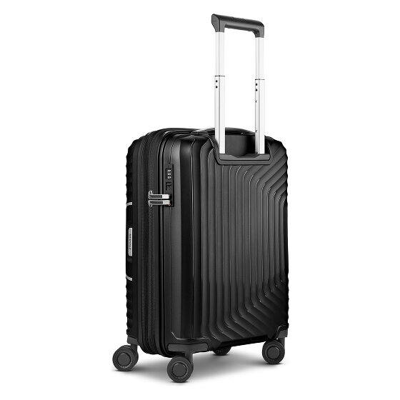 Redolz Essentials 01 4 Rollen Kabinentrolley 53 cm mit Dehnfalte