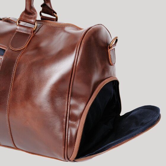 Buckle & Seam Collin Weekender Reisetasche Leder 48 cm