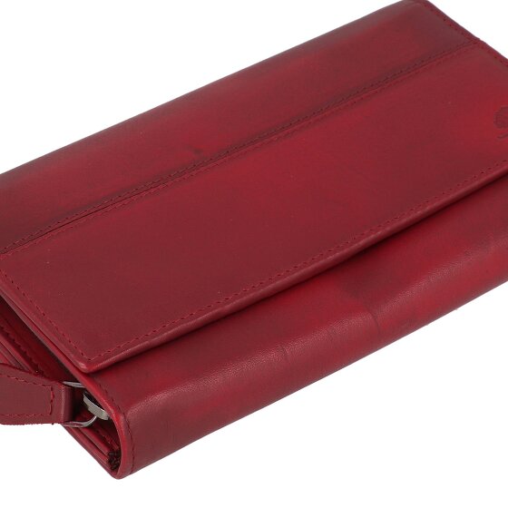 Greenburry Destressed Geldbörse RFID Schutz Leder 18.5 cm