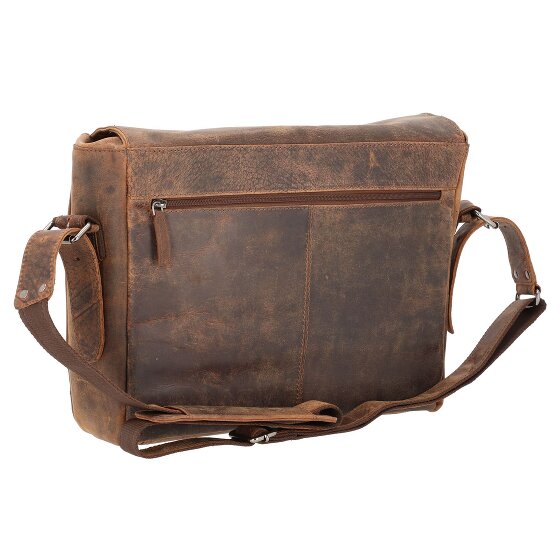 Pride and Soul Ben Umhängetasche Leder 33 cm Laptopfach