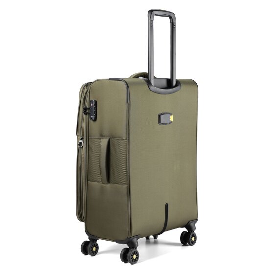 d&n Travel Line 9704 4 Rollen Trolley M 68 cm mit Dehnfalte