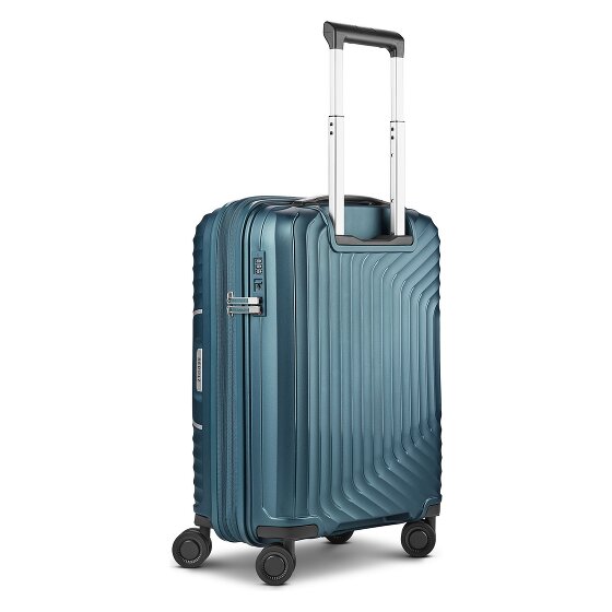 Redolz Essentials 01 4 Rollen Kabinentrolley 53 cm mit Dehnfalte