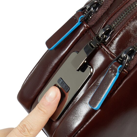 Piquadro Blue Square Umhängetasche Leder 23 cm