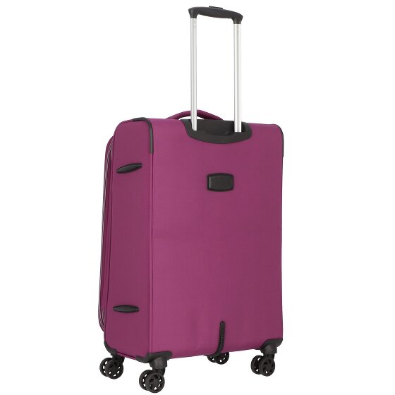 d&n Travel Line 9204 4 Rollen Trolley M 66 cm mit Dehnfalte