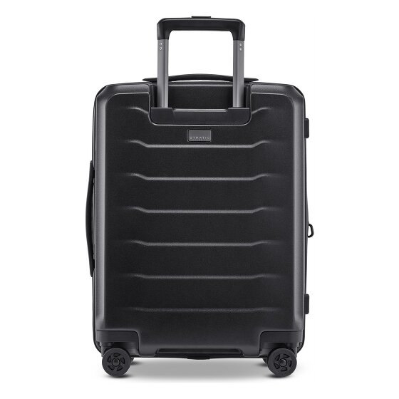 Stratic Phoenix 4 Rollen Kabinentrolley S 55 cm mit Dehnfalte