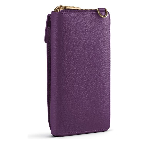 Lazarotti Bologna Leather Zip-Around Geldbörse Handytasche Leder 19 cm