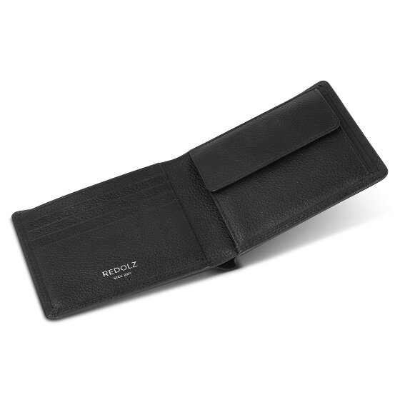 Redolz Leather Essentials QF Geldbörse RFID Leder 11,5 cm