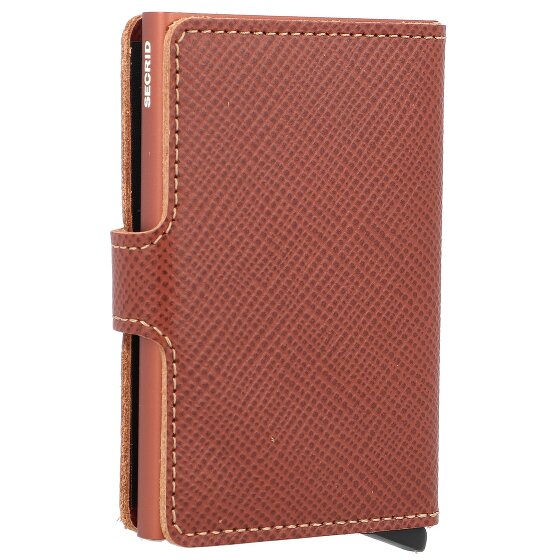Secrid Miniwallet Saffiano Kreditkartenetui RFID Leder 6,5 cm