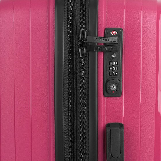 Gabol Shinyuu 4 Rollen Kofferset 3-teilig mit Dehnfalte