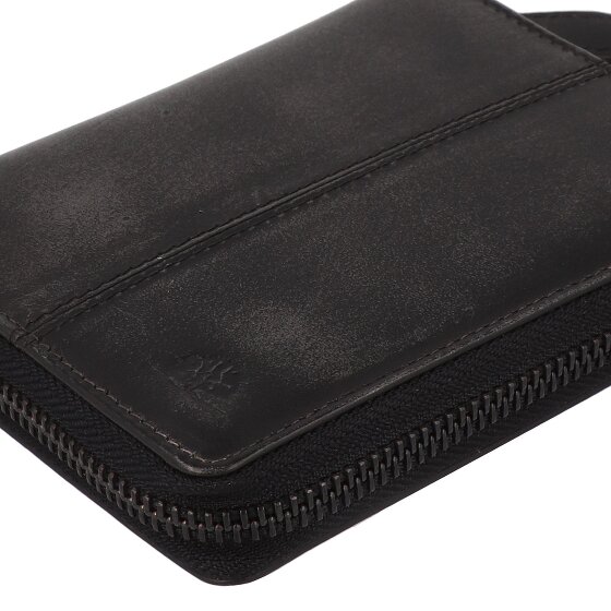 Greenburry Destressed Geldbörse RFID Schutz Leder 13 cm