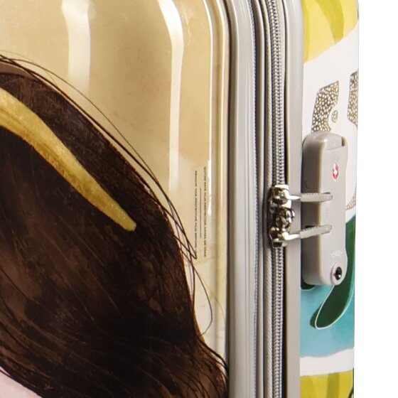 Anekke Muse 4 Rollen Kabinentrolley 55 cm mit Dehnfalte