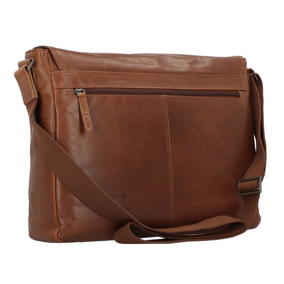Greenburry Vintage Aktentaschen Messenger Leder 40 cm Laptopfach