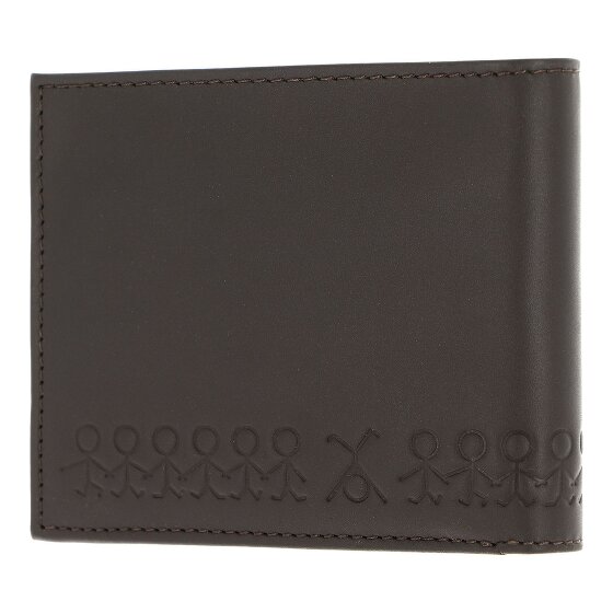 oxmox Leather Geldbörse RFID Schutz Leder 12 cm