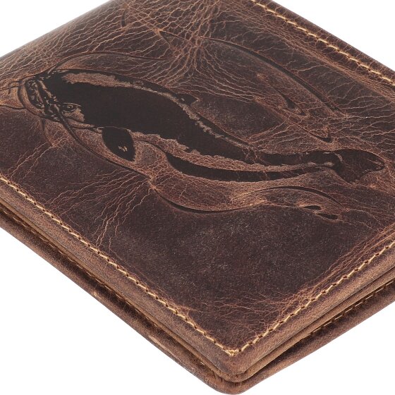 Greenburry Vintage Geldbörse Leder 12 cm