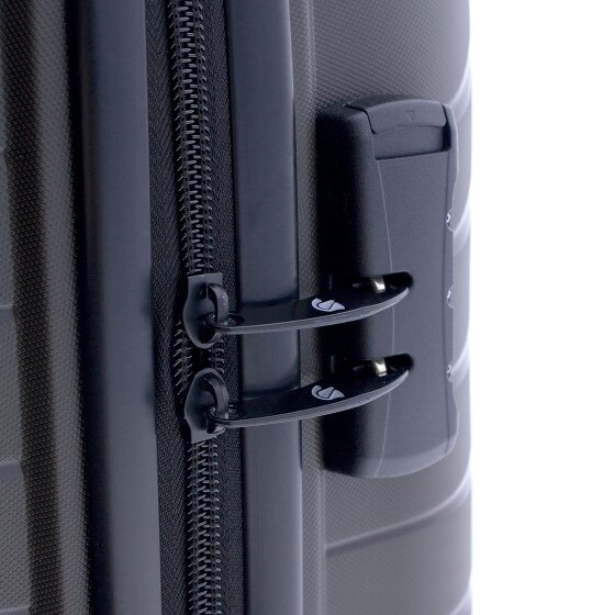 Gladiator 3400 4 Rollen Kabinentrolley 55 cm mit Dehnfalte