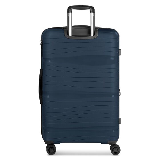 d&n Travel Line 4300-Plus 4 Rollen Trolley L 76 cm mit Dehnfalte