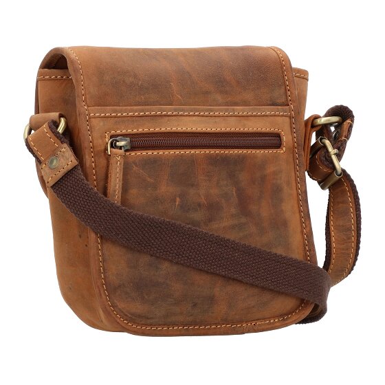 Greenburry Vintage Umhängetasche Leder 21 cm