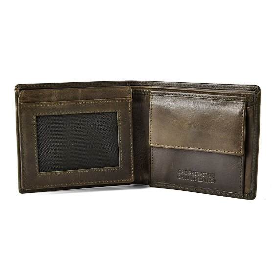 Greenburry Newport Geldbörse RFID Schutz Leder 11 cm