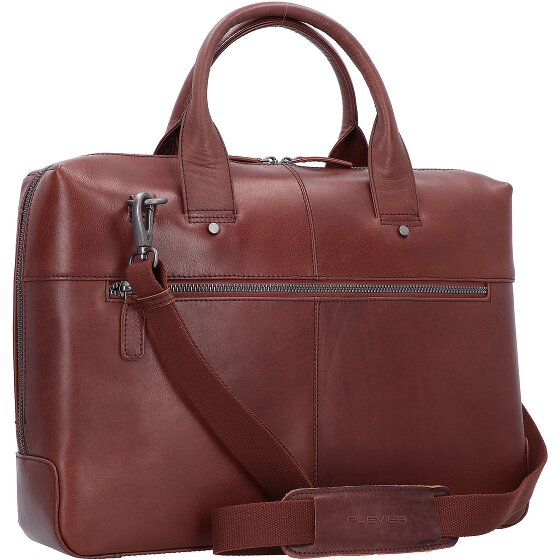 Plevier Rock Basalt Aktentasche Leder 41 cm Laptopfach
