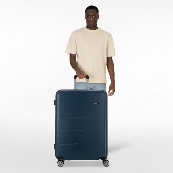 Gabol Future Plus 4 Rollen Trolley 74 cm mit Dehnfalte