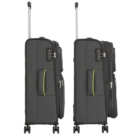 d&n Travel Line 6704 4 Rollen Kofferset 3-teilig