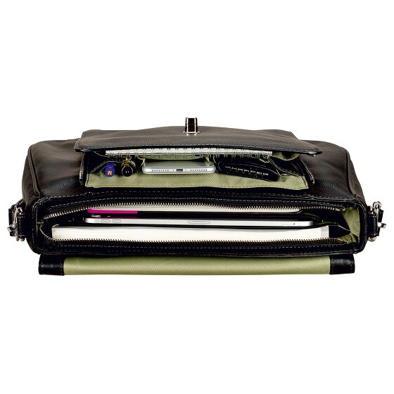 Leonhard Heyden Nizza Aktentasche Leder 39 cm Laptopfach