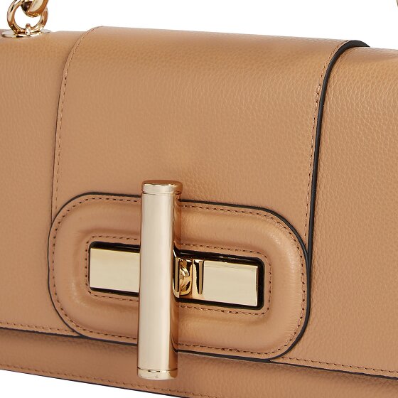 Tommy Hilfiger Turnlock Schultertasche Leder 28 cm