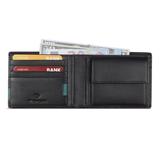 Roncato Monaco Geldbörse RFID Schutz Leder 9 cm