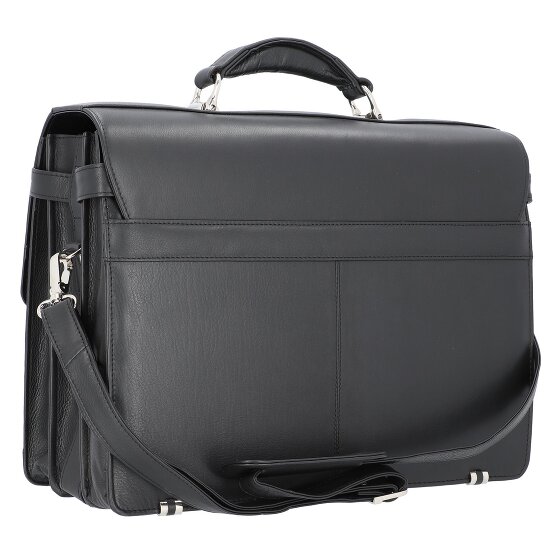 Alassio Monza Aktentasche Leder 38 cm Laptopfach