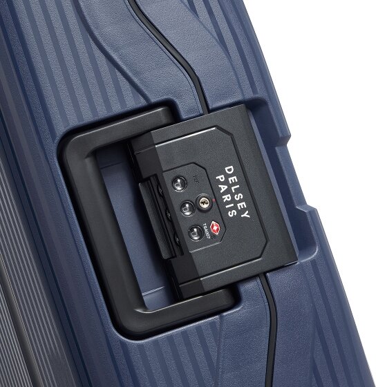 Delsey Paris x United Colors of Benetton Color Block Hardside 4-Rollen Kabinentrolley 55 cm