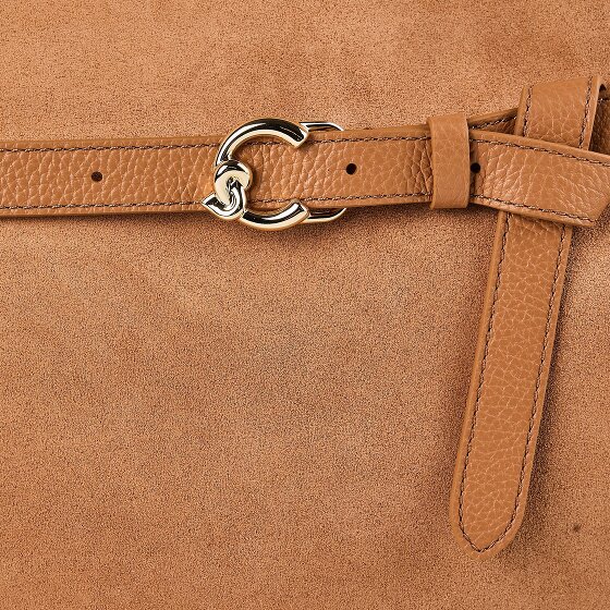 Coccinelle Sabine Suede Handtasche Leder 43 cm