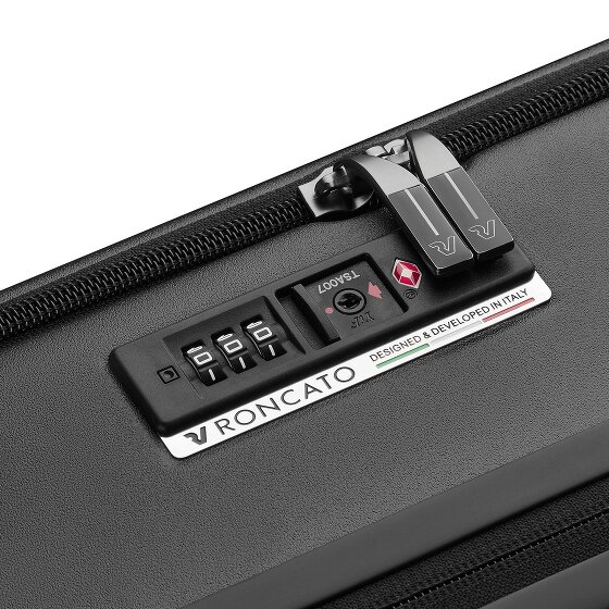 Roncato Florence 4-Rollen Kabinentrolley 55 cm mit Dehnfalte Laptopfach