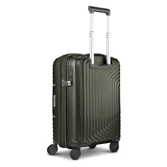 Redolz Essentials 01 4 Rollen Kabinentrolley 53 cm mit Dehnfalte