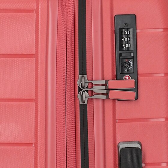 Travelite Mooby 4 Rollen Trolley M 66 cm mit Dehnfalte