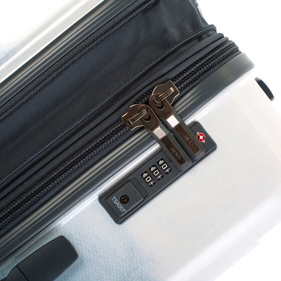 Heys Black Camo 4 Rollen Kabinentrolley S 53 cm mit Dehnfalte