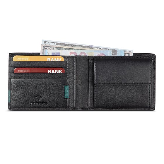Roncato Monaco Geldbörse RFID Schutz Leder 9.5 cm