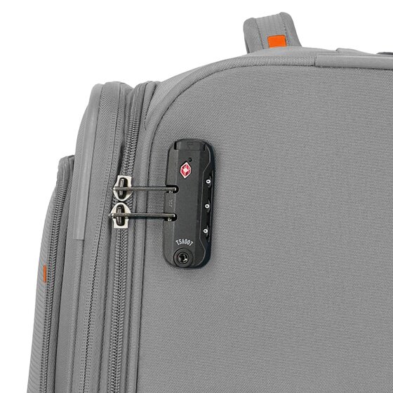 Travelite Umbria 4 Rollen Trolley L 77 cm mit Dehnfalte