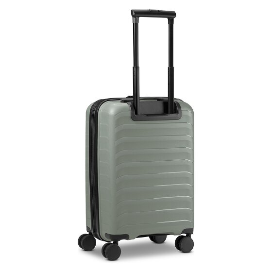d&n Toronto 4 Rollen Kabinentrolley S 54 cm mit Dehnfalte