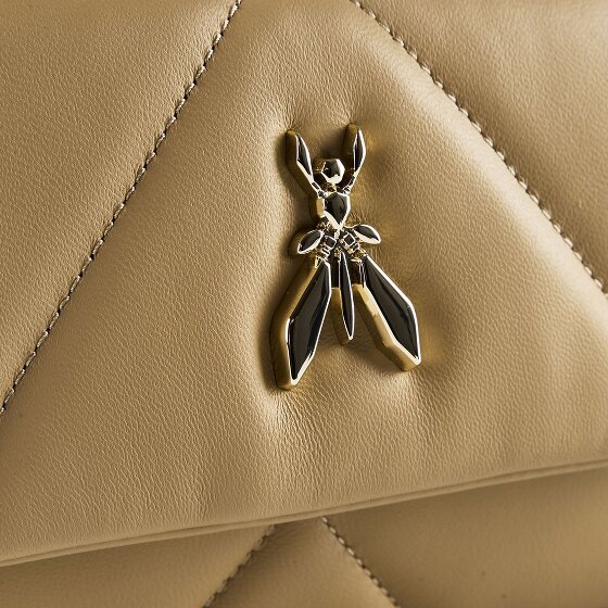 Patrizia Pepe Fly Padded Umhängetasche Leder 25 cm