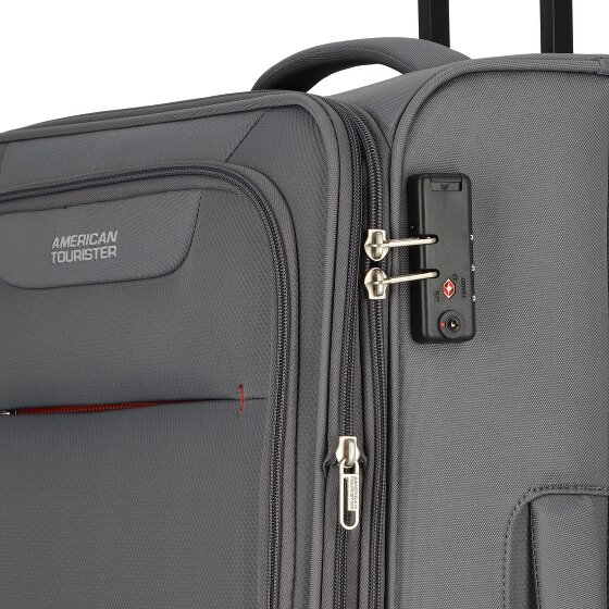 American Tourister Street Roll 4 Rollen Kofferset 3-teilig mit Dehnfalte